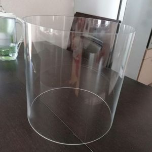 Cylindre en verre cheminée brasero