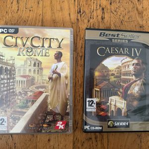 Jeux PC Civ City Rome et Caesar IV