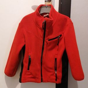 Polaire rouge taille 3 ans