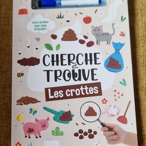 Livre Cherche et Trouve "Les crottes"