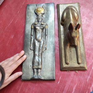 2 objets décoration egypte