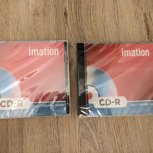 2 CD-R neufs à graver