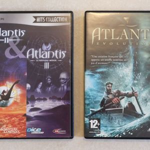 Jeux PC Atlantis 2 & 3 & Evolution 