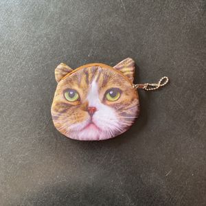 Porte monnaie chat 