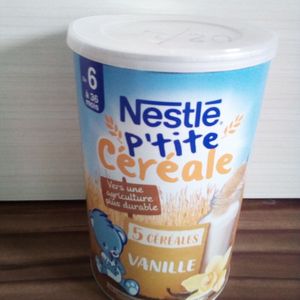 Donne boite de céréale vanille bebe +6mois