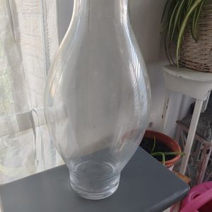 Grand vase en verre env 40~45 cm