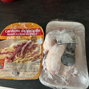 Lardon + coquelet + lard 