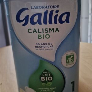 Lait Gallia Calisma Bio 1er âge (neuf)