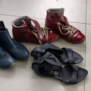 3 paires de chaussures taille 38
