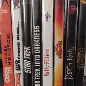 Lot de dvds : OSS, Star Trek, Marvel, Jeunet