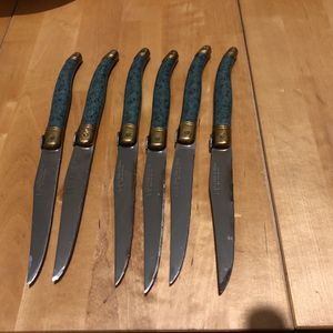 6 couteaux 