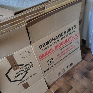 Cartons déménagement