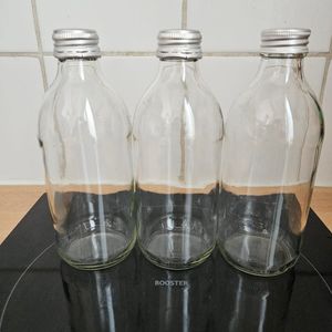 3 bouteilles verre 33cL