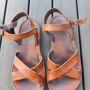 Sandalette marron