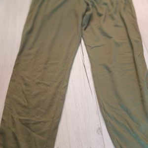 Pantalon détente femme vert taille S 