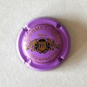 Capsule champ Fourmet-Hery violette texte doré n°1