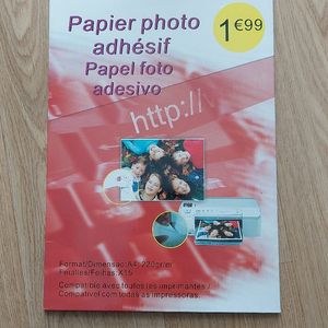 10 feuilles papier photos