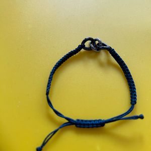 Bracelet bleu nuit réglable