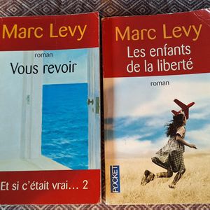 2 livres Marc Levy 