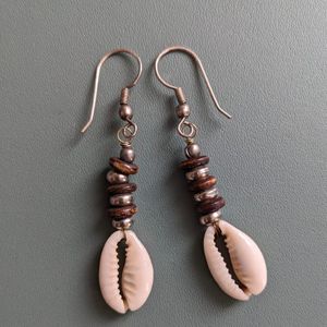 Boucles d'oreille coquillage 