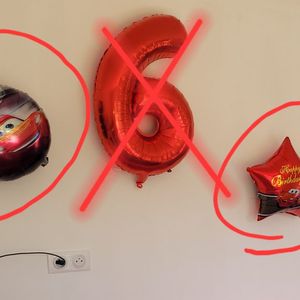 Ballons anniversaire Cars 