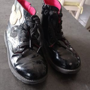 Chaussures fille noire Minnie 