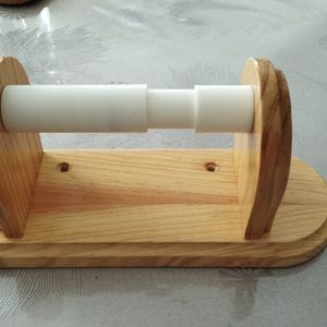 Support de papier toilette en bois 