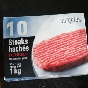 10 steaks hachés 