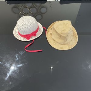 2 chapeaux fille 