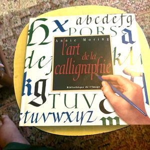 Livre pour apprendre la calligraphie