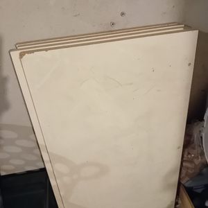 4 planches pvc anciennes de placard de cuisine 