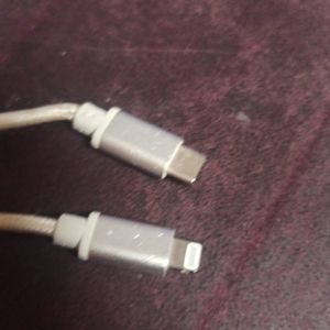 Cable usb c <=> iphone 1m