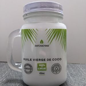 Huile vierge de coco bio (450mL)