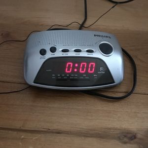 Radio réveil Philips 