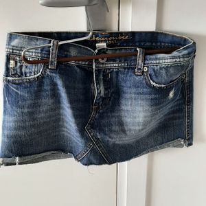 Mini jupe jean 