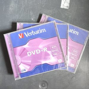3 DVD réinscriptibles neufs sous blister 