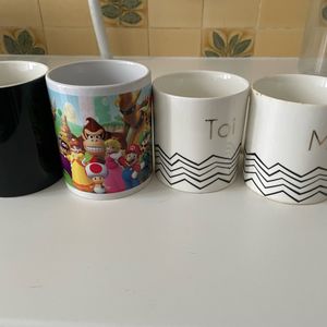 Lot 4 mugs