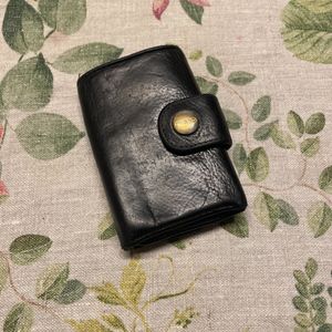 portefeuille noir à clips