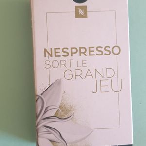Jeu de carte Nespresso, collector