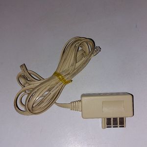 Cable avec prise pour téléphone