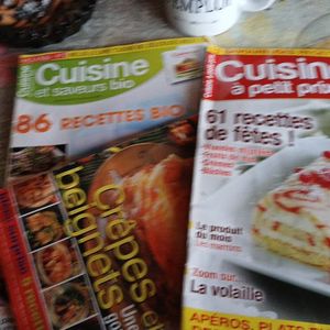 3 magazines cuisine 