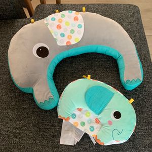 Double coussin bébé Éléphant