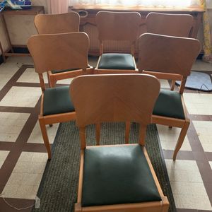 6 chaises vintage 