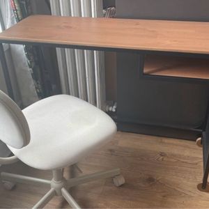 Bureau et chaise IKEA