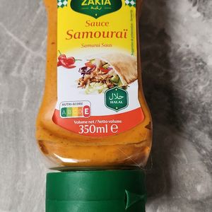 Flacon neuf sauce samouraï 
