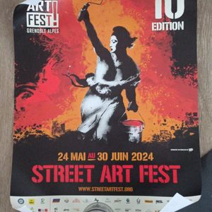 Poster street art fest 
