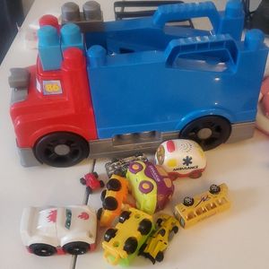 Camion et voitures 