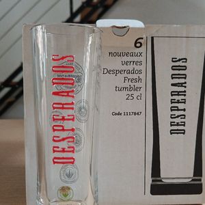 6 verres à bière Desperados