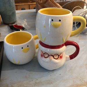 Trois mugs 