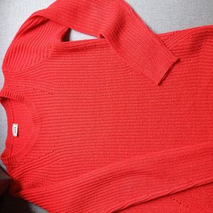Pull rouge XS